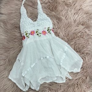 Beautiful White Floral Dress